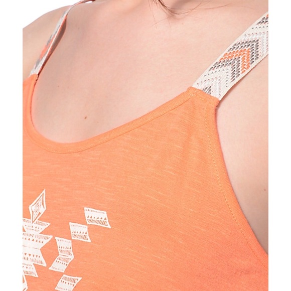 Mia Coral Aztec Halter Tank Top - Picture 4 of 4